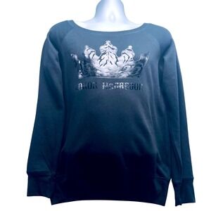 UFC Women Sweatshirt Conor McGregor Black Cotton Blend L MMA Fan Gear Pullover